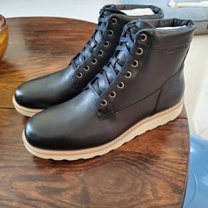 Cole haan men's black boots